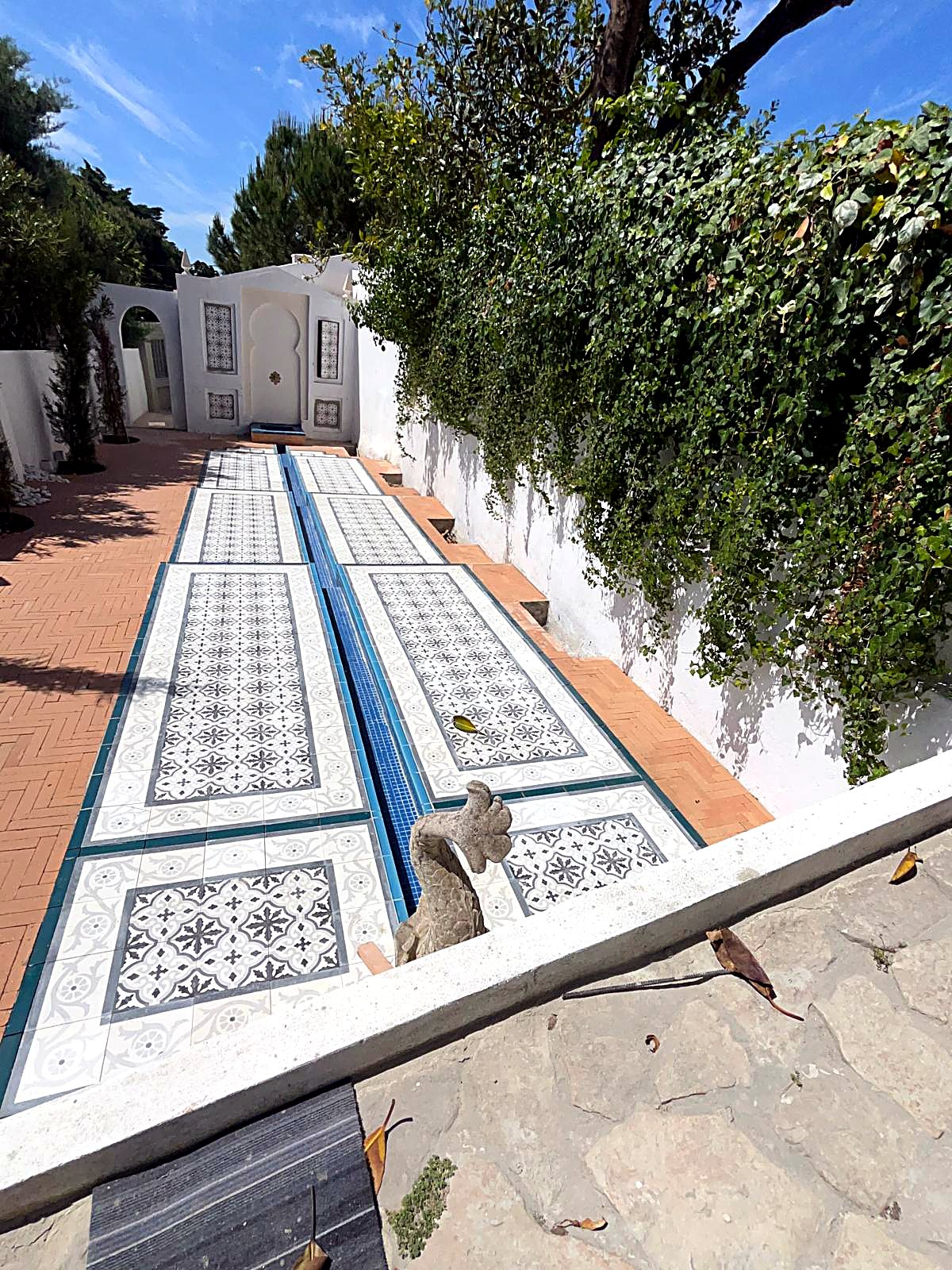 Pavimento em mosaico hidráulico